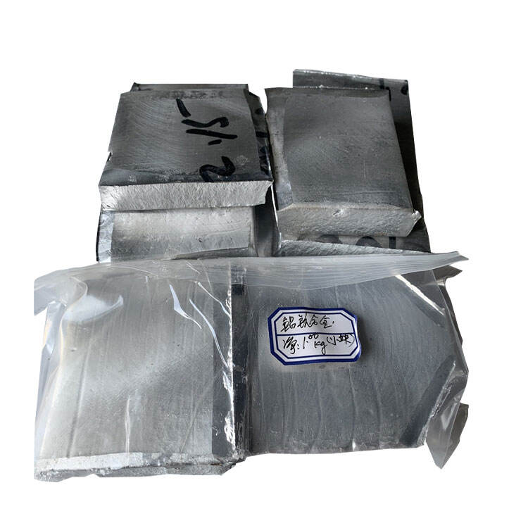 High quality Aluminum beryllium master alloy AlBe3 5 alloy ingot manufacture