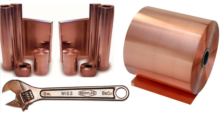 C17510 C17200 C17500 CuBe2 alloy beryllium copper strip Bronze beryllium copper foil/tape manufacture