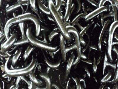 Gestiftete Ankerkette, stiftlose Kette, gestiftete Ankerkette