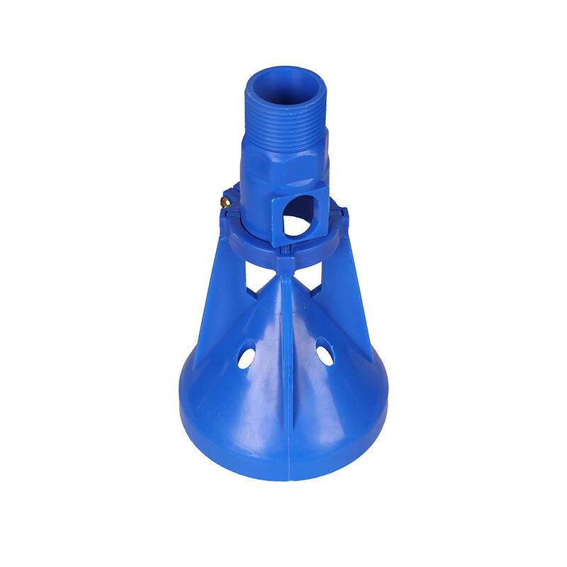 Split plastic nozzle for industrial dust collector