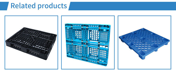 Large Stackable Reversible six runner Plastic Pallet with Factory Directly Sale with the best quality Plastic factory