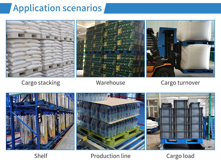 1200*1200 Hot sale large heavy duty double sides faced stackable plastic pallets for industry details
