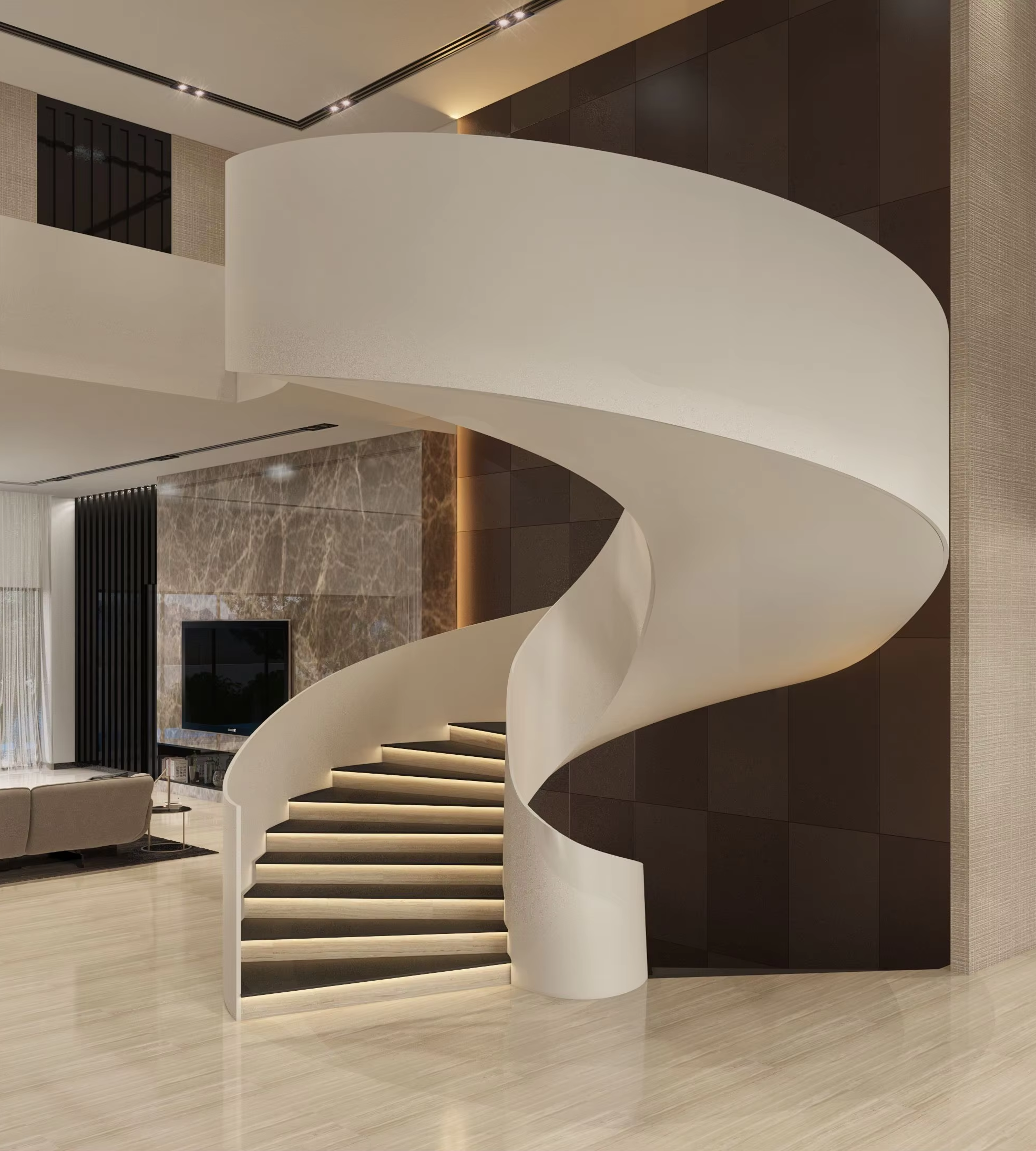 Customization Options for PADEEN Spiral Stairs