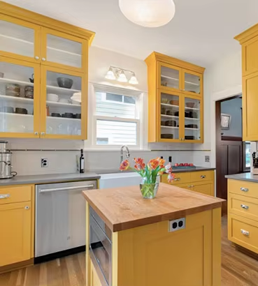 Easy Installation and Maintenance of Double Building Kitchen Cabinets