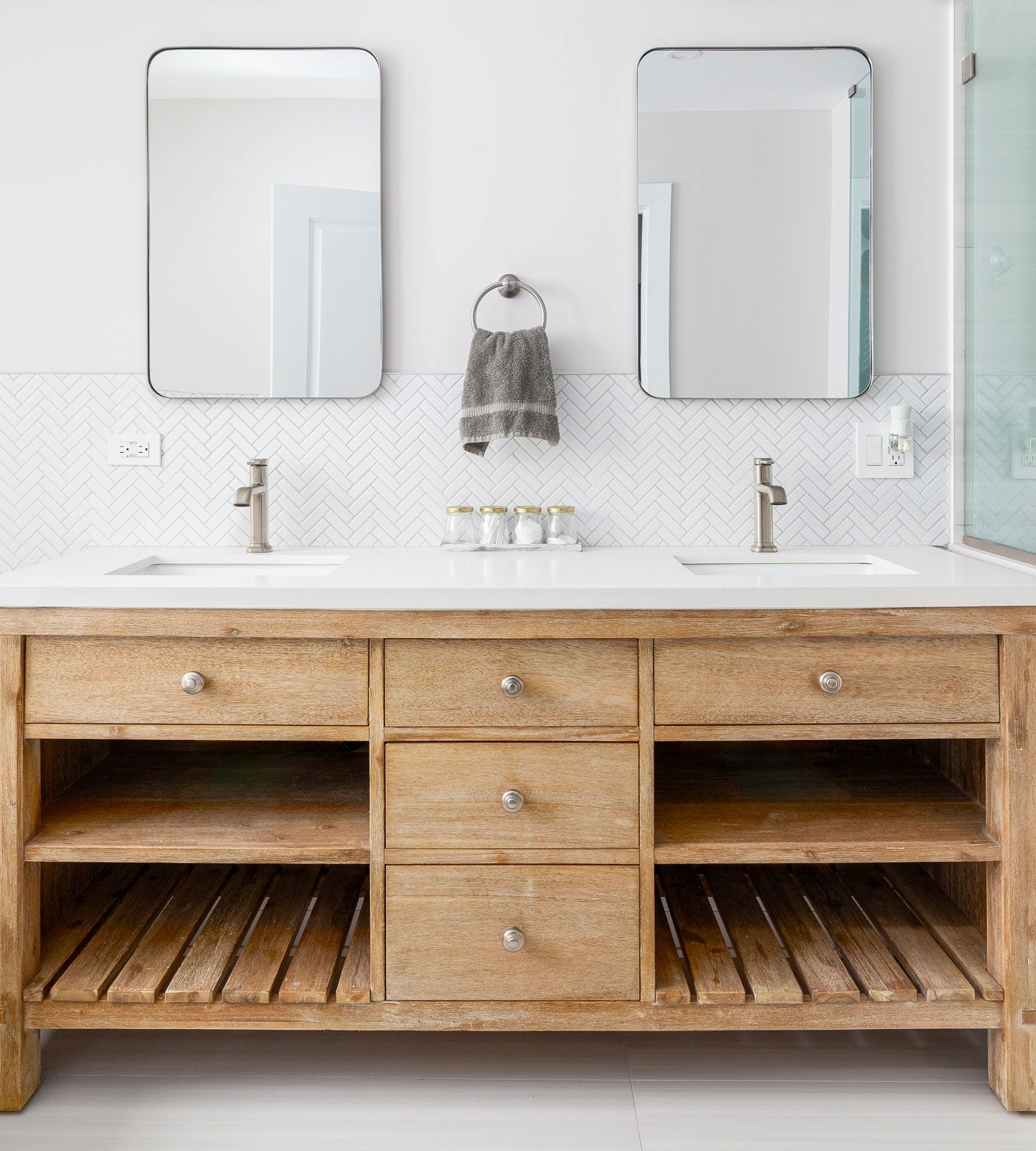 Functionality and Style in Double Building Vanity Cabinets