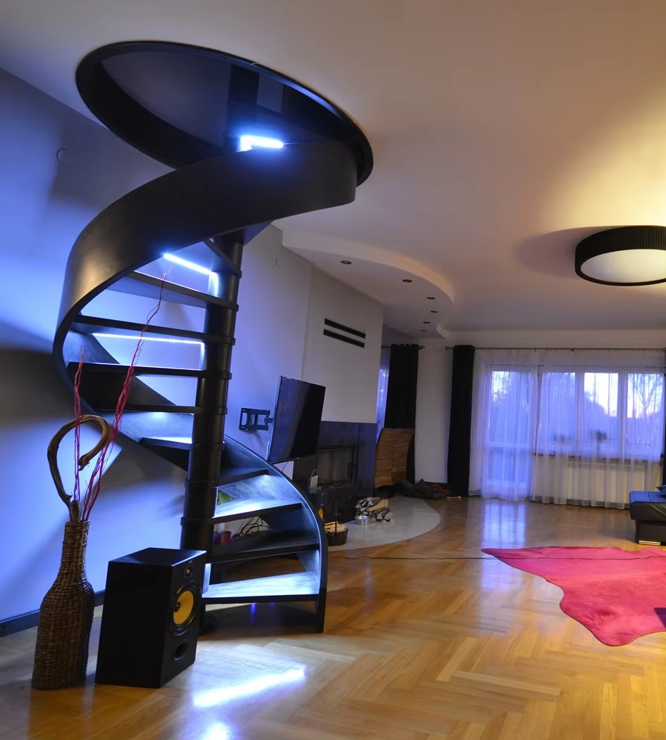 Durable and Safe PADEEN Spiral Stairs