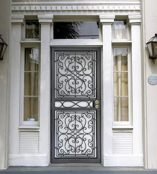 Energy Efficiency of Double Building Iron Steel Doors