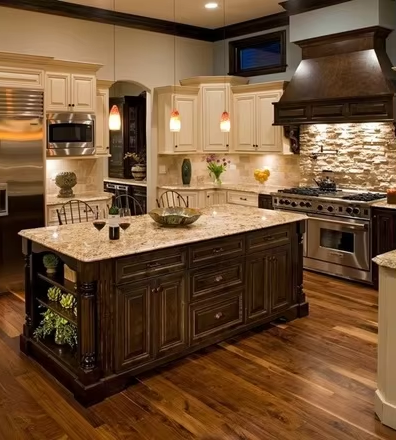 Customization Options for Double Building Kitchen Cabinets