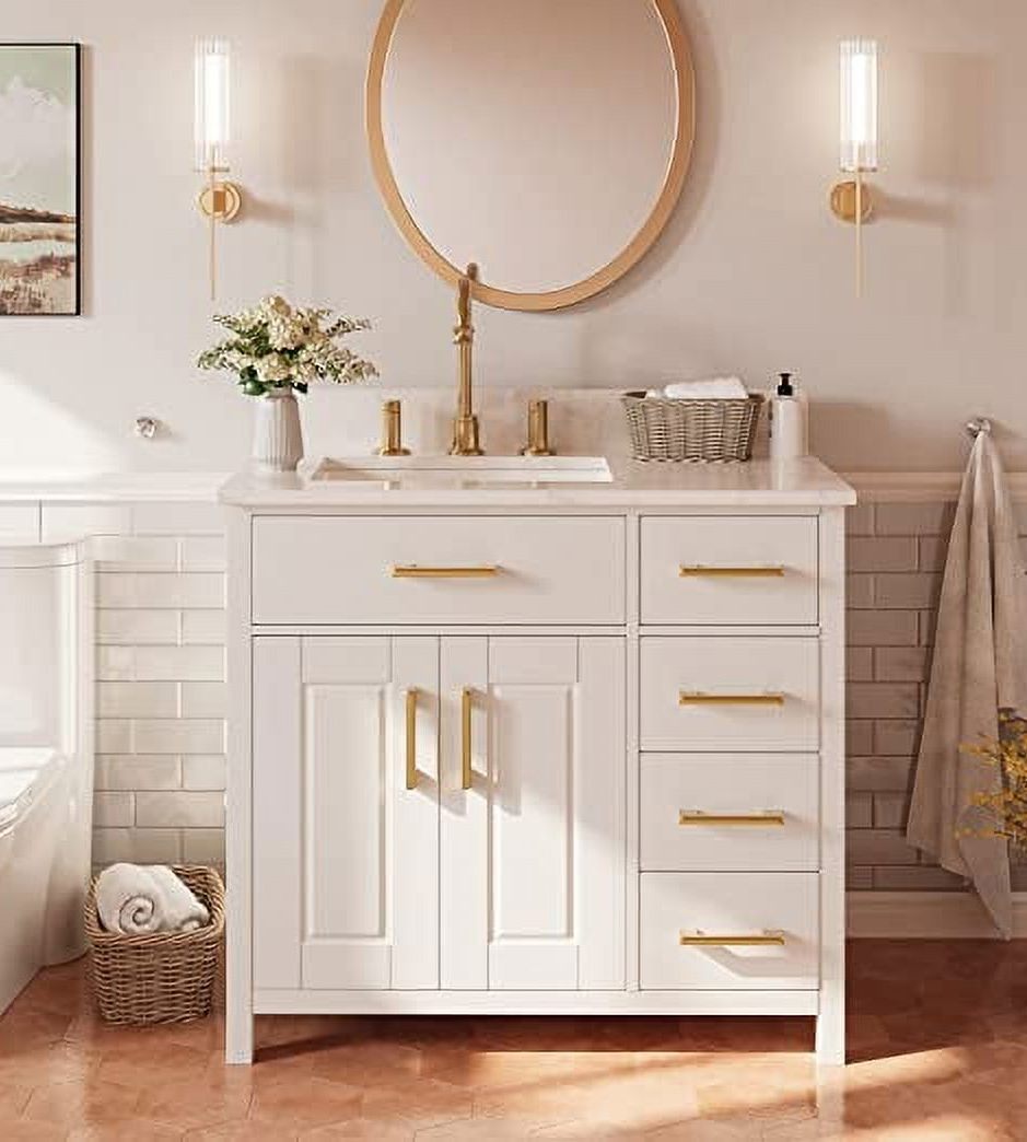 Customization Options with Double Building Vanity Cabinets