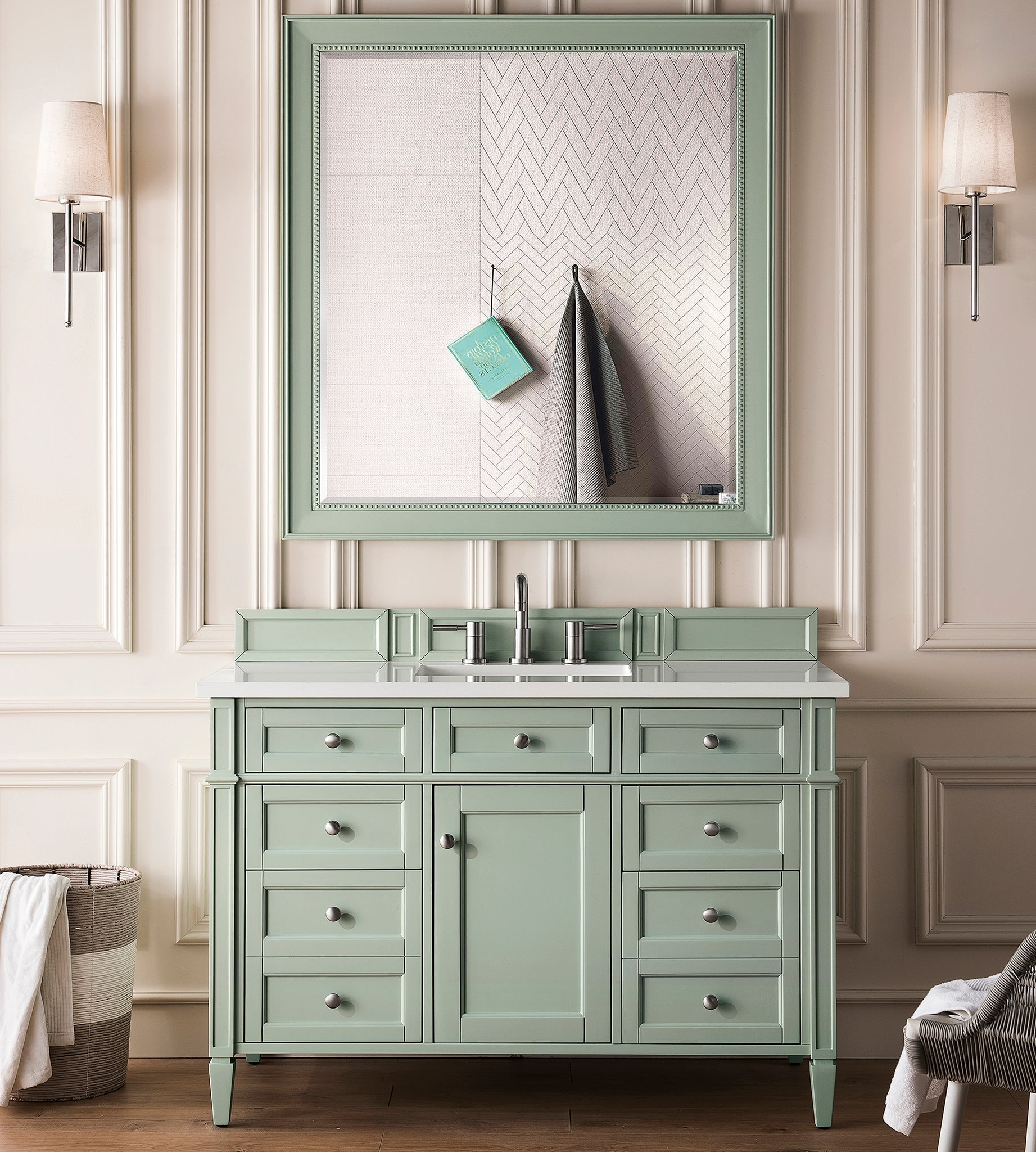 Customization Options with Double Building Vanity Cabinets