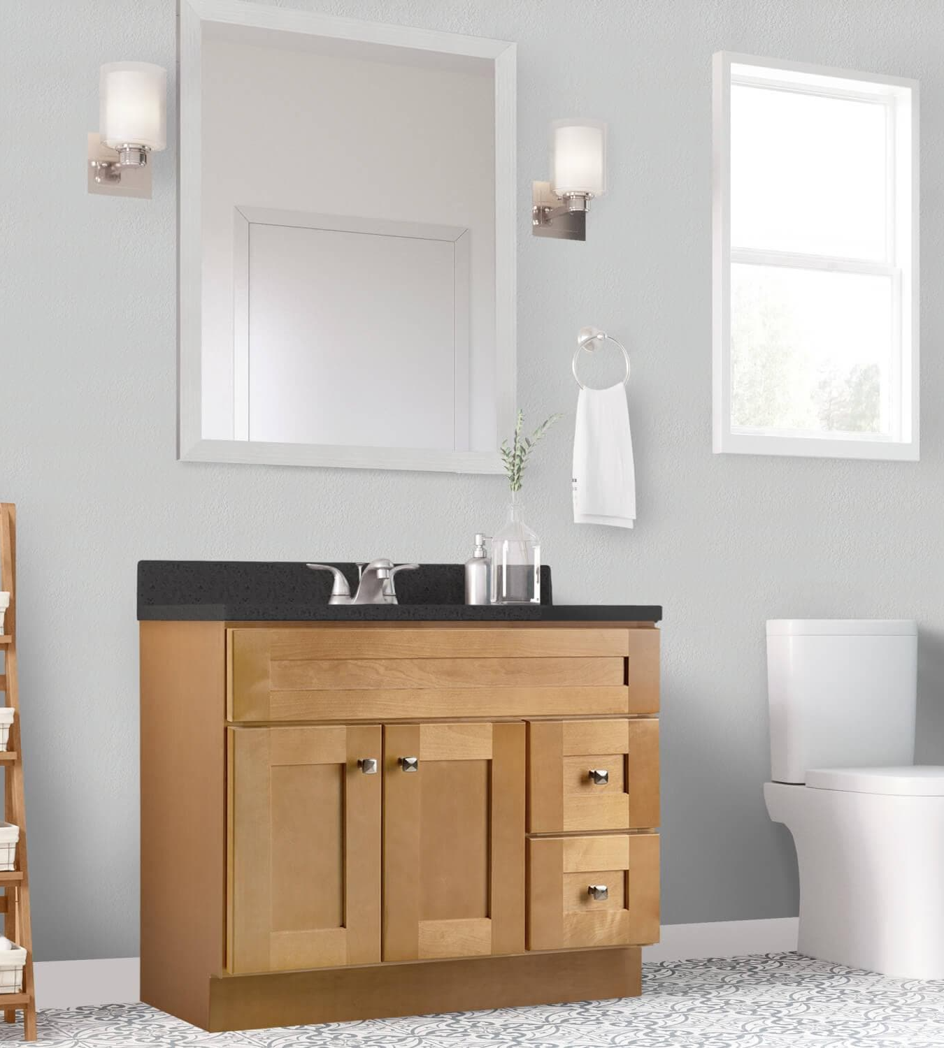 Customization Options with Double Building Vanity Cabinets