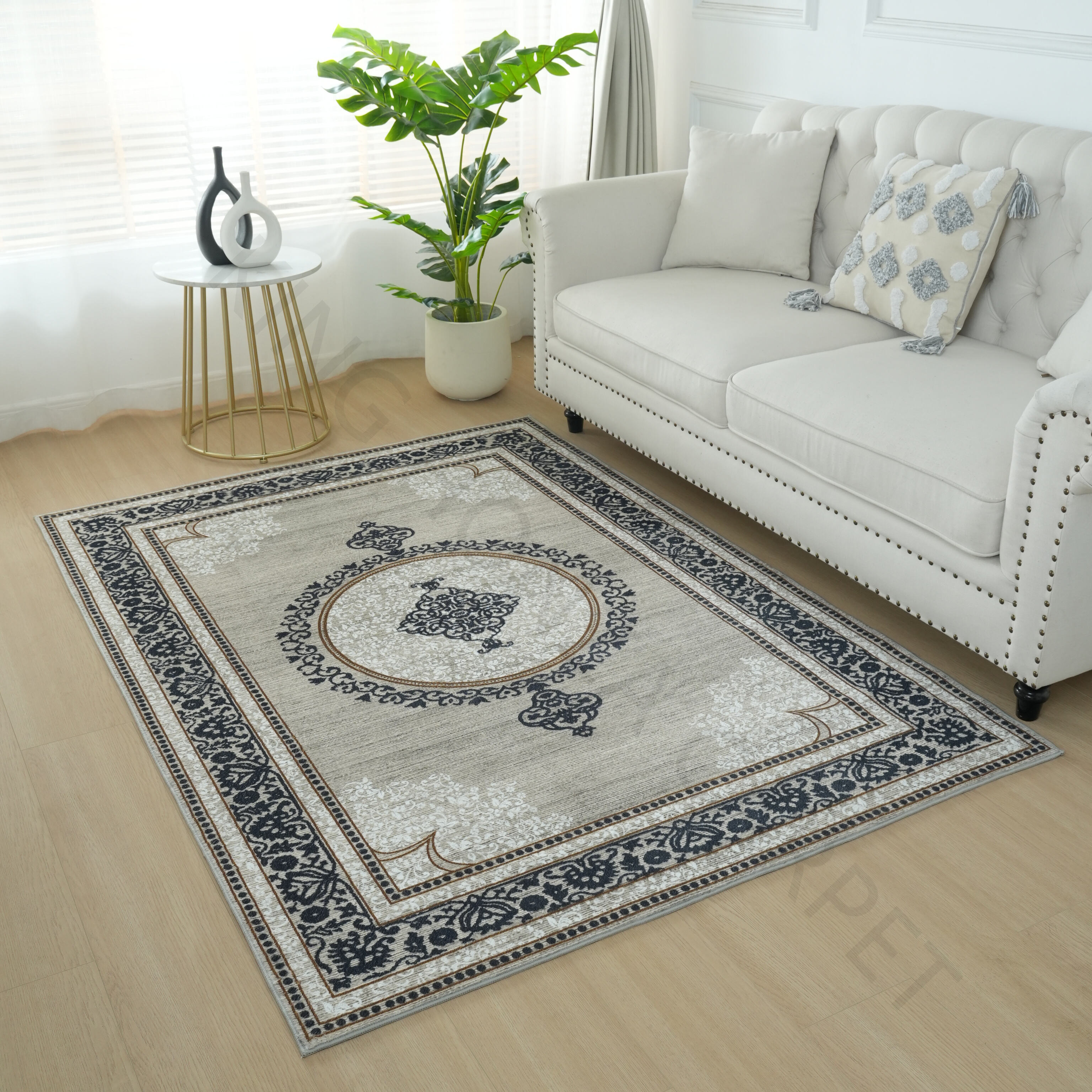 New desgin home decor rabbit print carpet details