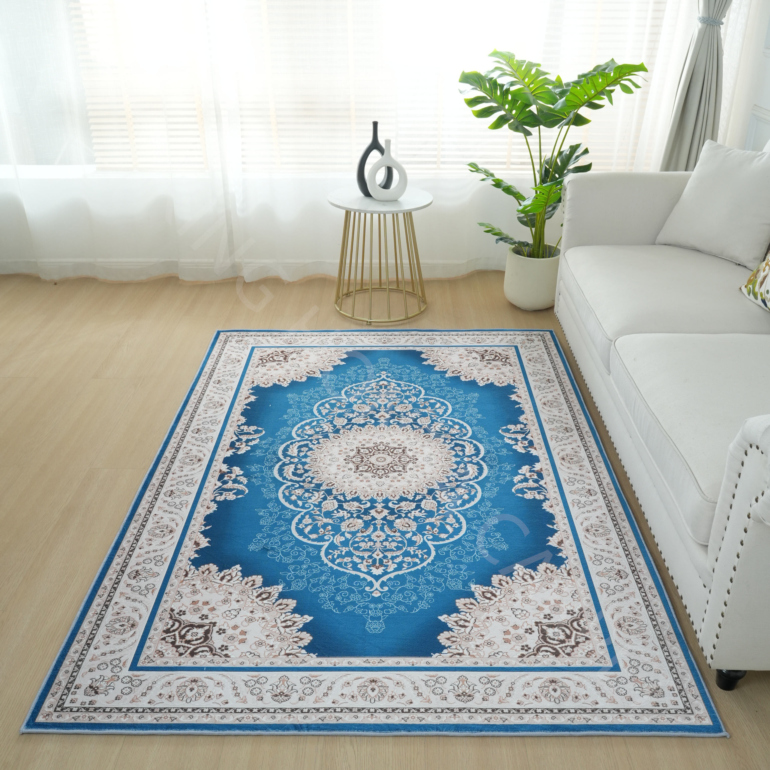 Persian design non-fading skin-friendly 100% polyester dubai carpet details