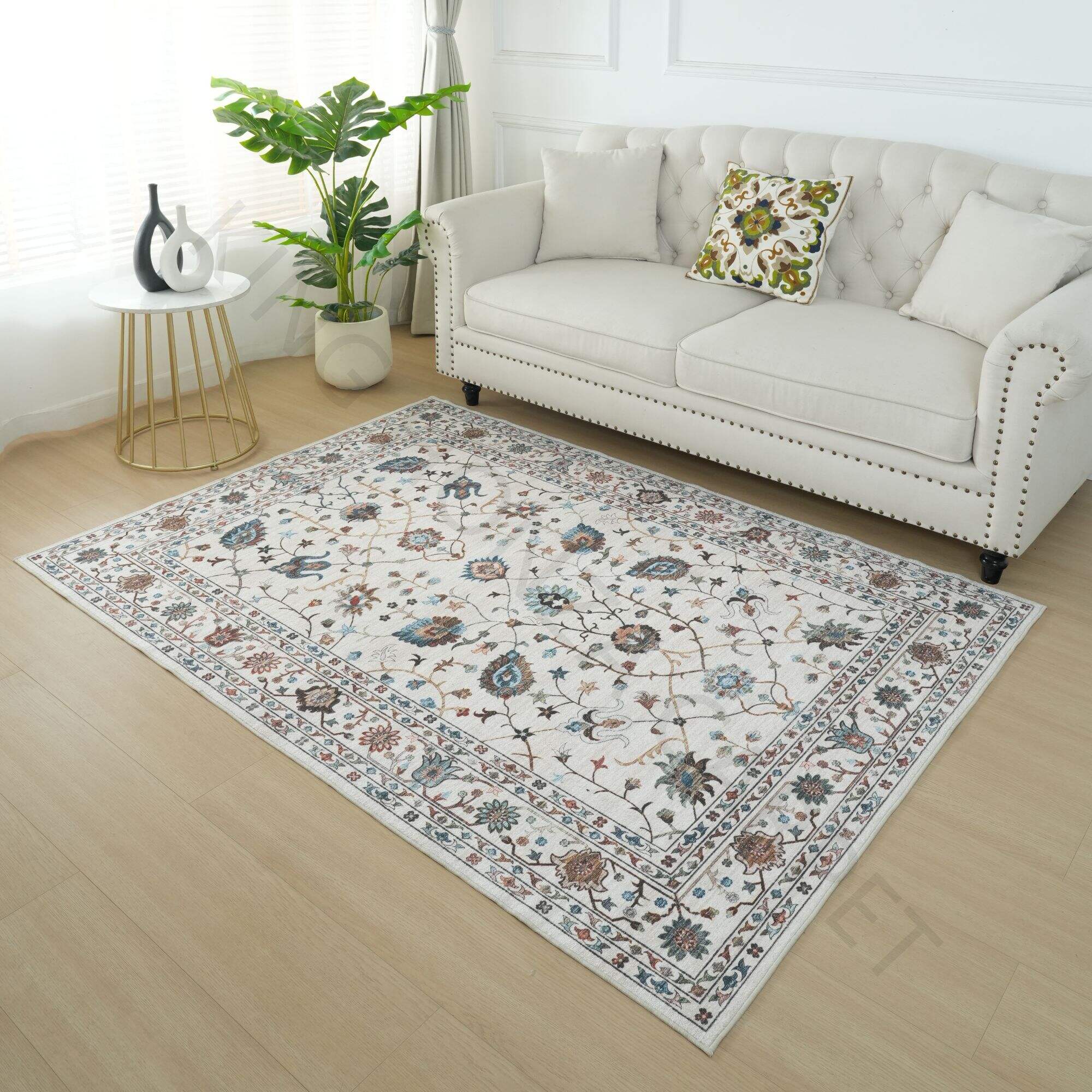 Morden persian design luxury machine washable carpets and rugs