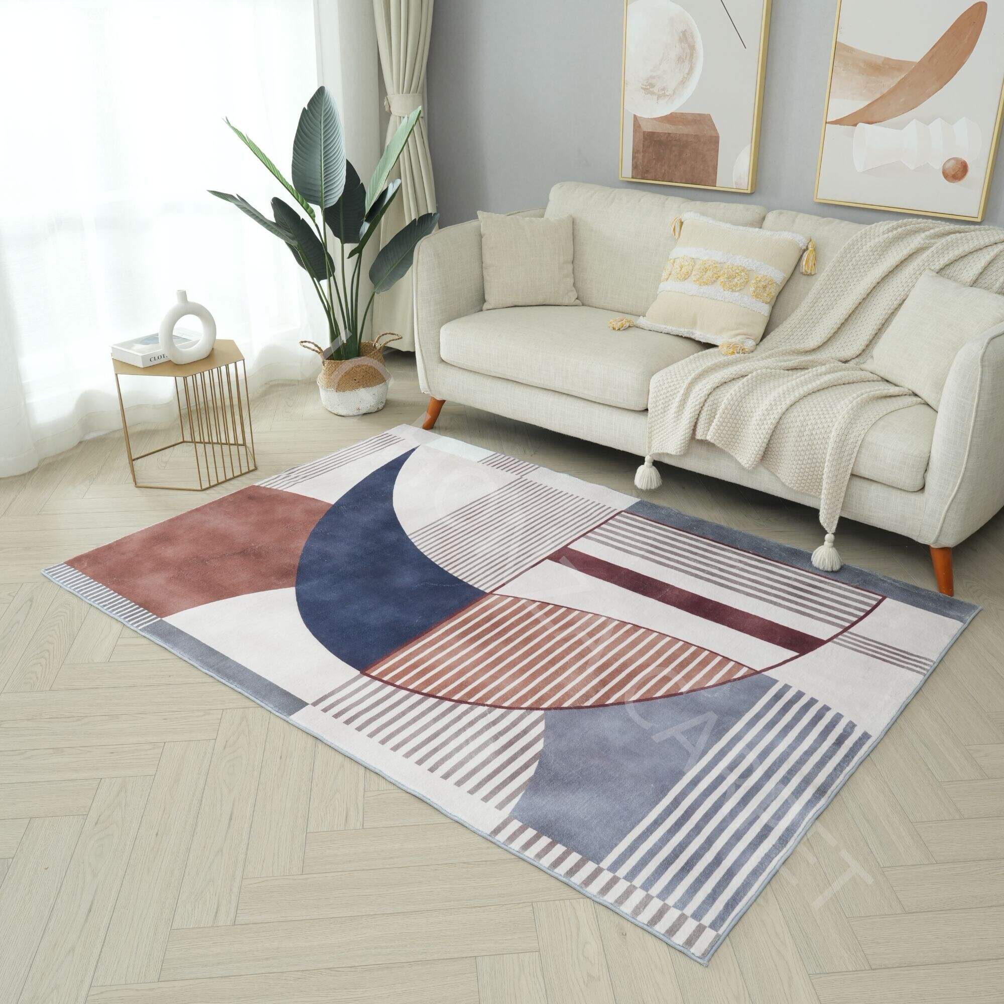 Extra comfy customized logo soft microfiber carpet