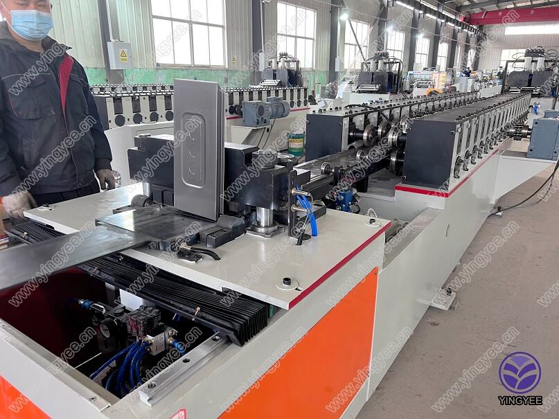 Electrical junction cabinet roll forming machine  enclosure box production line factory