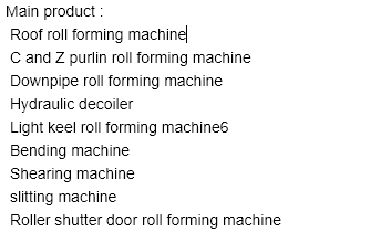 Dry wall and stud and track drywall / stud track / c channel roll forming machine manufacturer supplier