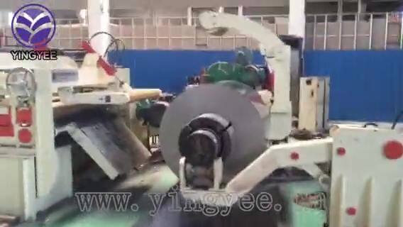 slitting line kumparan galvanis/PPGI ke pabrik strip baja