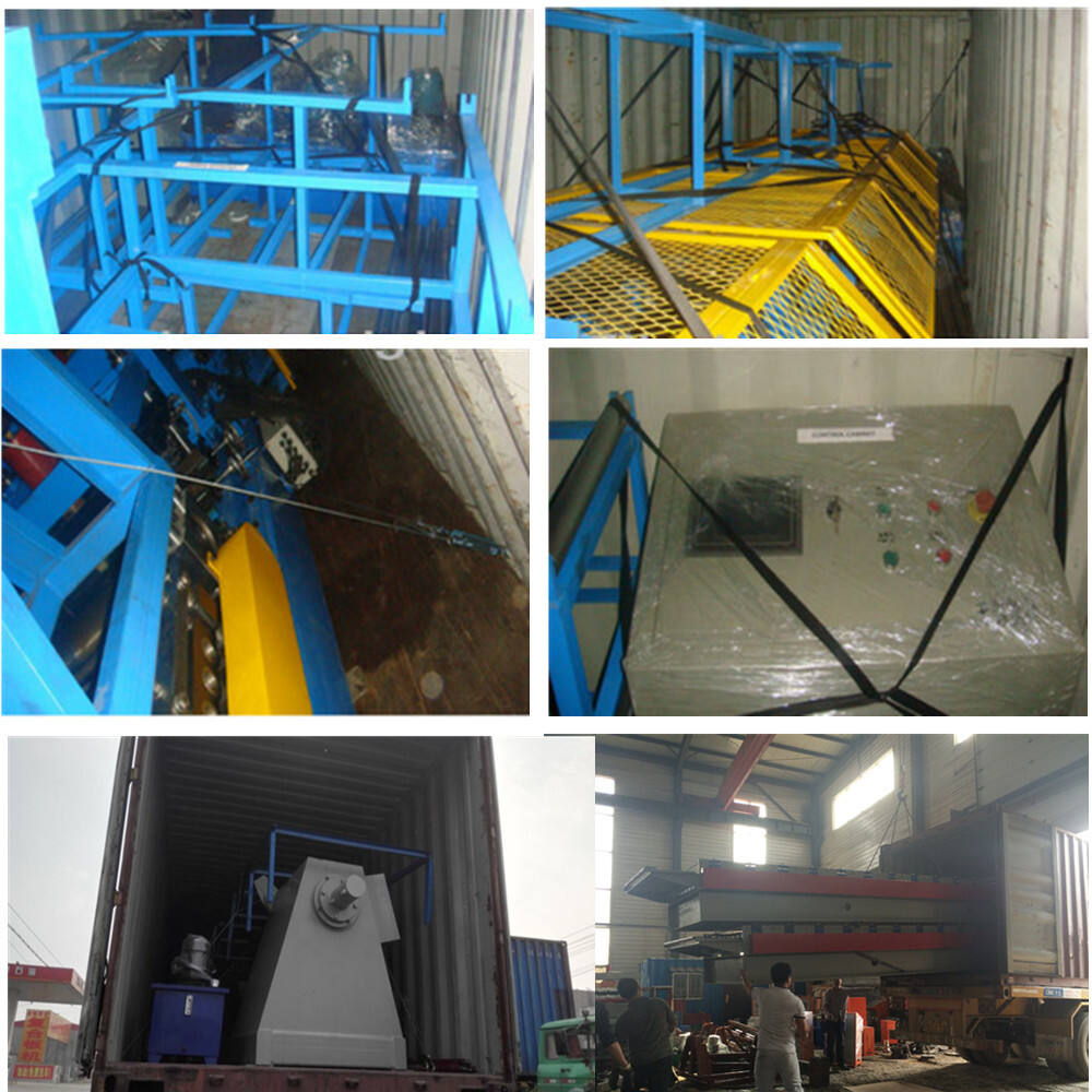 Automatic Rock Wool / EPS Sandwich Panel Roll Forming Machine/Roof Tile Production Line details