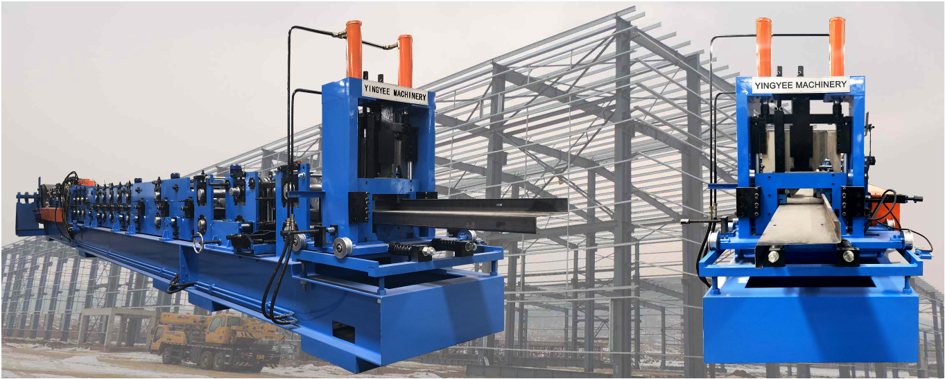 Downpipe downspout  roll forming machine with PPGI, GI lead rain work with  rain gutter  roll forming machine manufacture