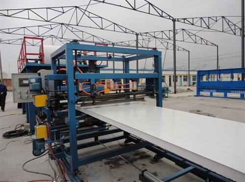 Automatic Rock Wool / EPS Sandwich Panel Roll Forming Machine/Roof Tile Production Line factory