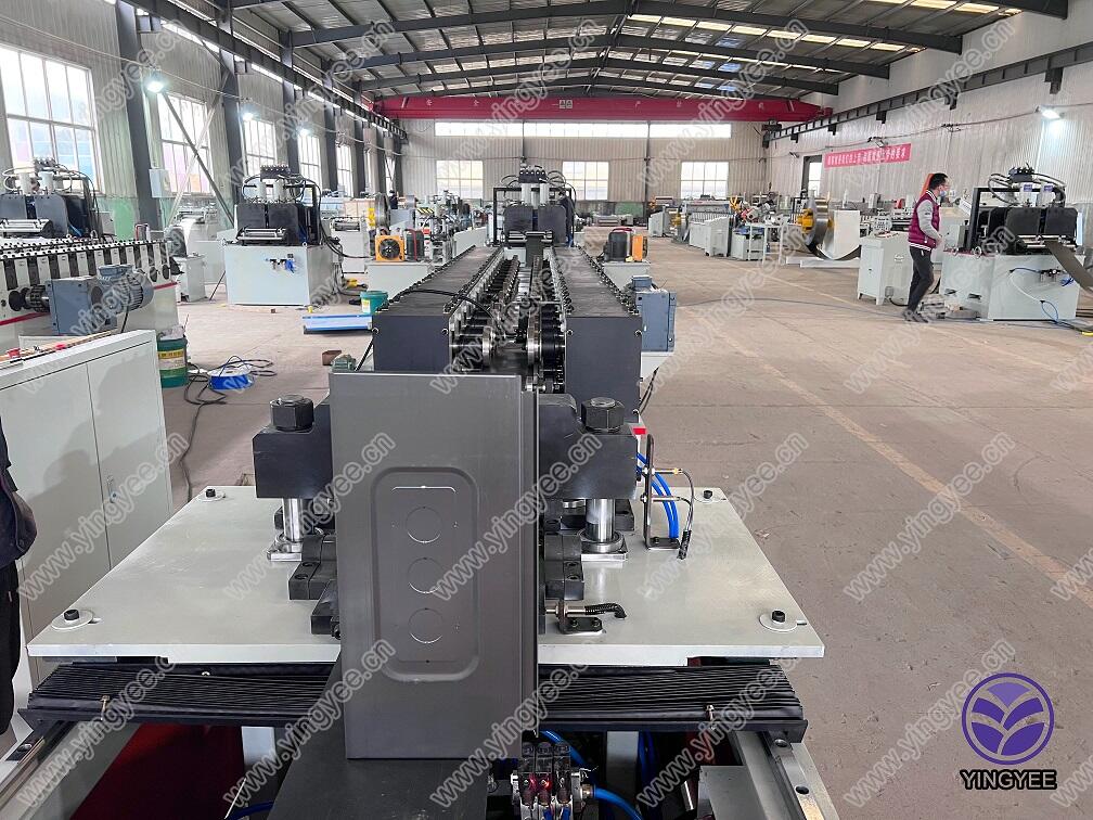 Electrical junction cabinet roll forming machine  enclosure box production line supplier