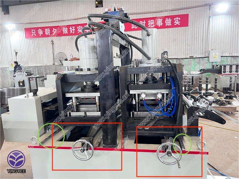 Electrical junction cabinet roll forming machine  enclosure box production line manufacture