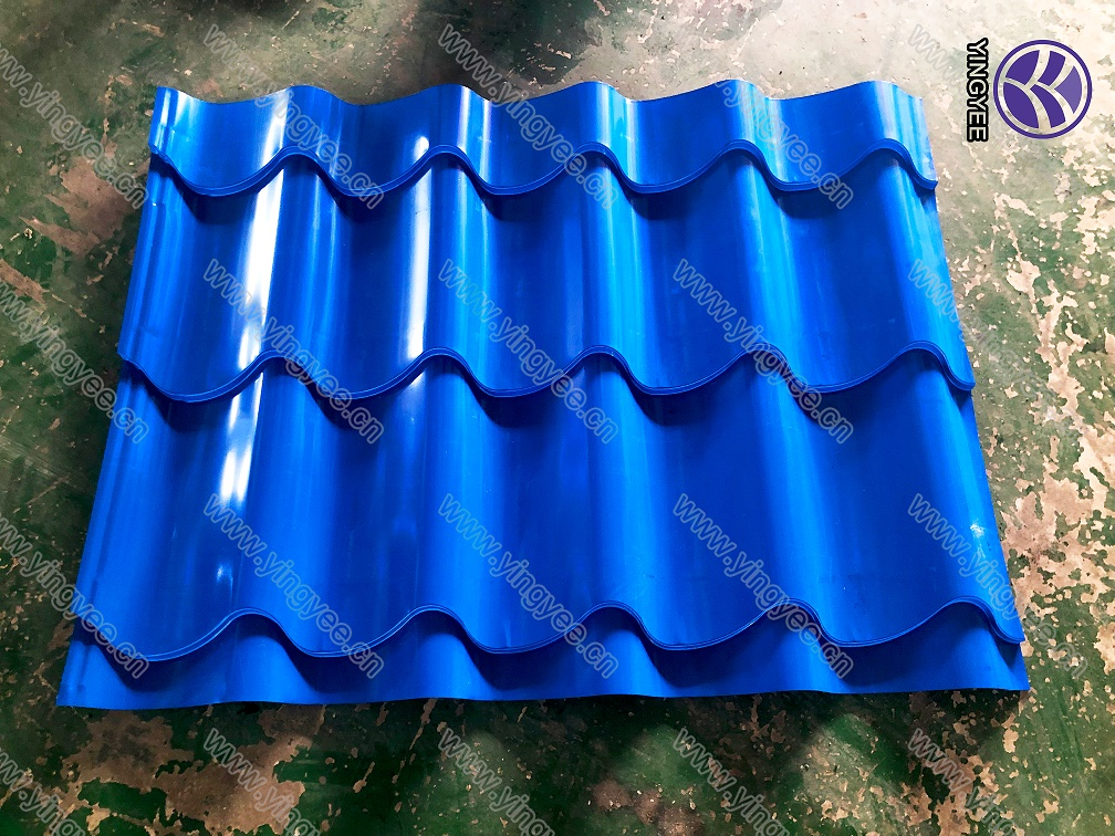 Hot sale glazed roof sheet roll forming machine glazed making roofing machine build roofing tile machine in China factory