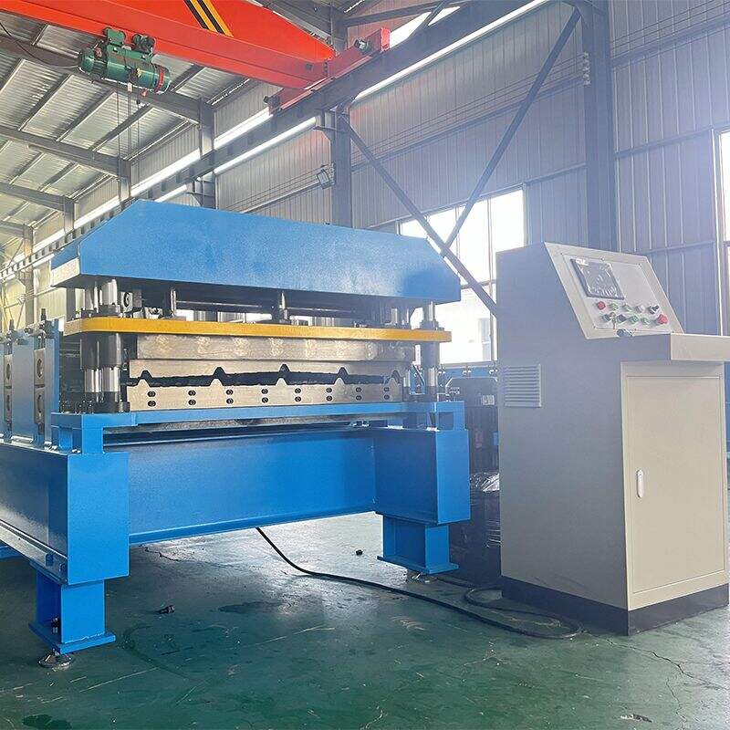 Trapezoid Roof Sheet Roll Forming Machine