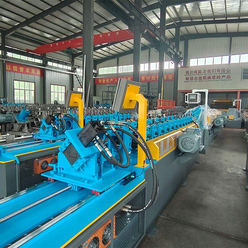 Stud and track roll forming machine