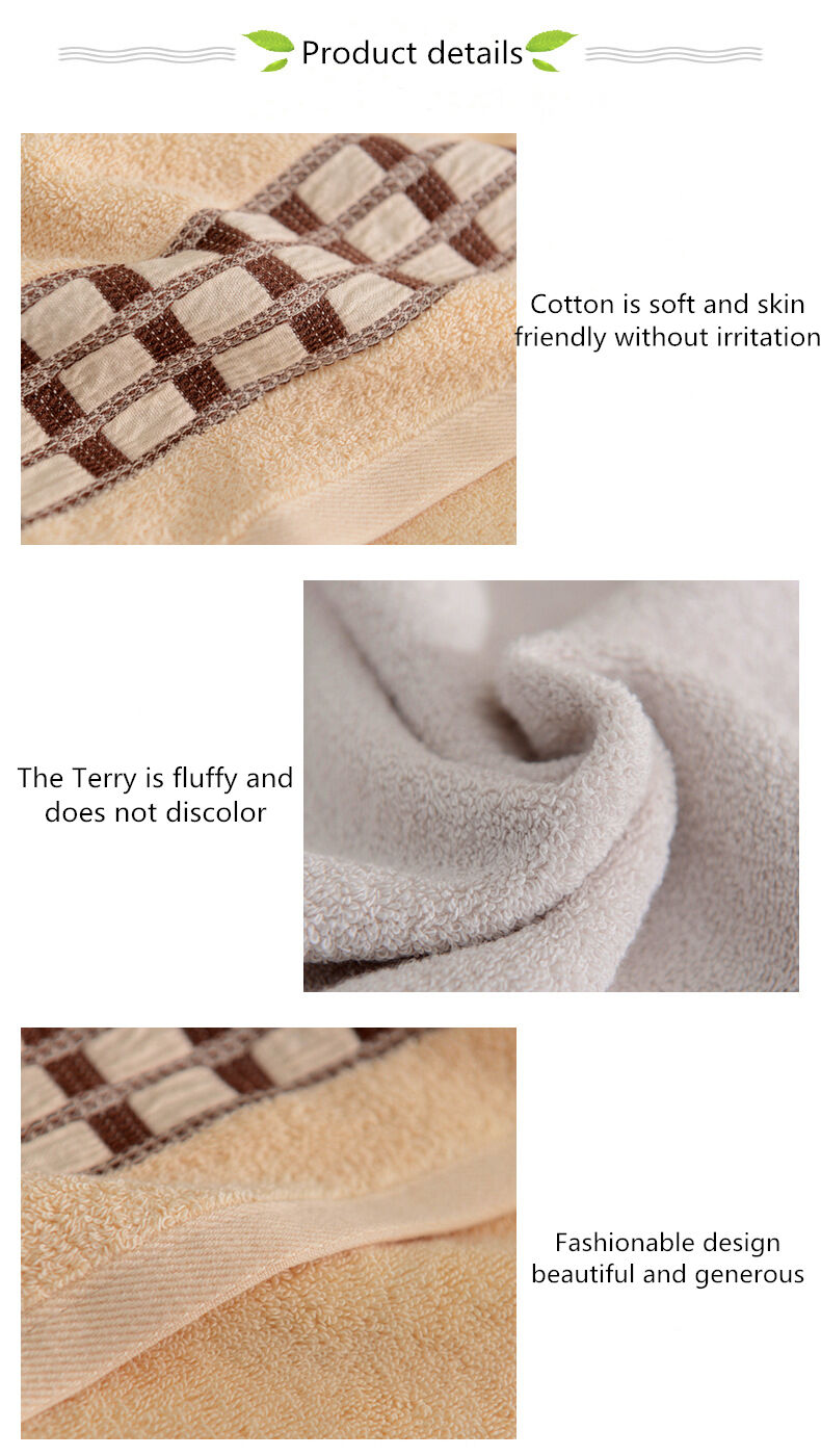 wholesale pure cotton plain pastoral style bath towel set custom logo towels supplier