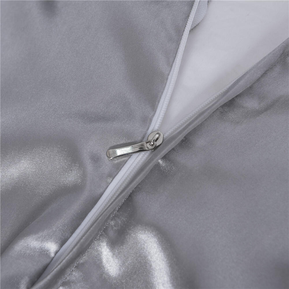 wholesale solid color imitated Silk luxury satin 3pcs comforter bedding set manufacture