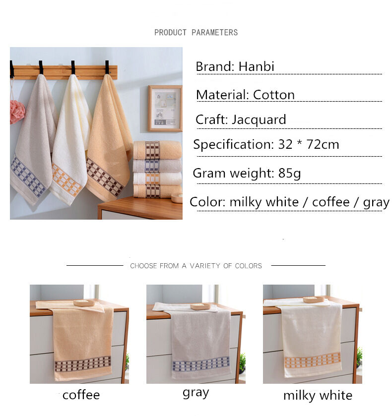 wholesale pure cotton plain pastoral style bath towel set custom logo towels supplier