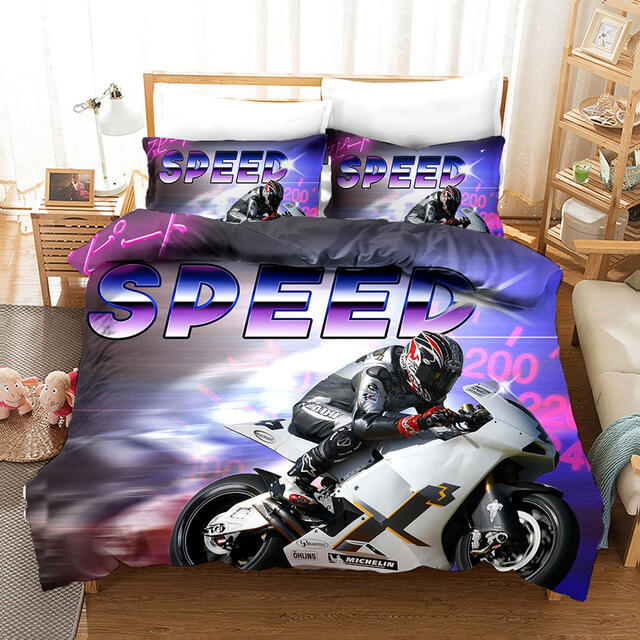 3D custom printed harley davidson comforter set designer bed sets covers decorated beds manufacture