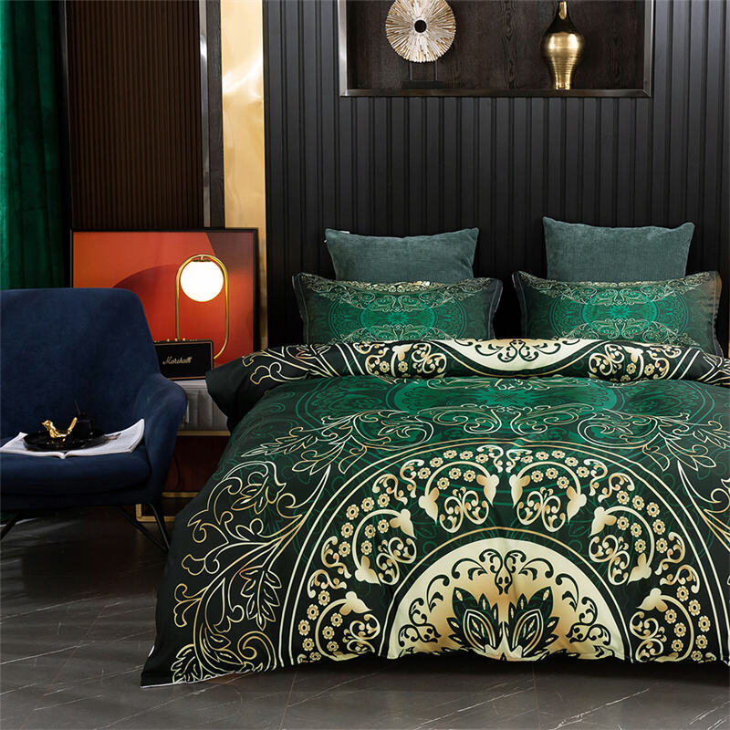 3D Custom Fashion Printed Bedding Set Luxury Mandala Cover Set details