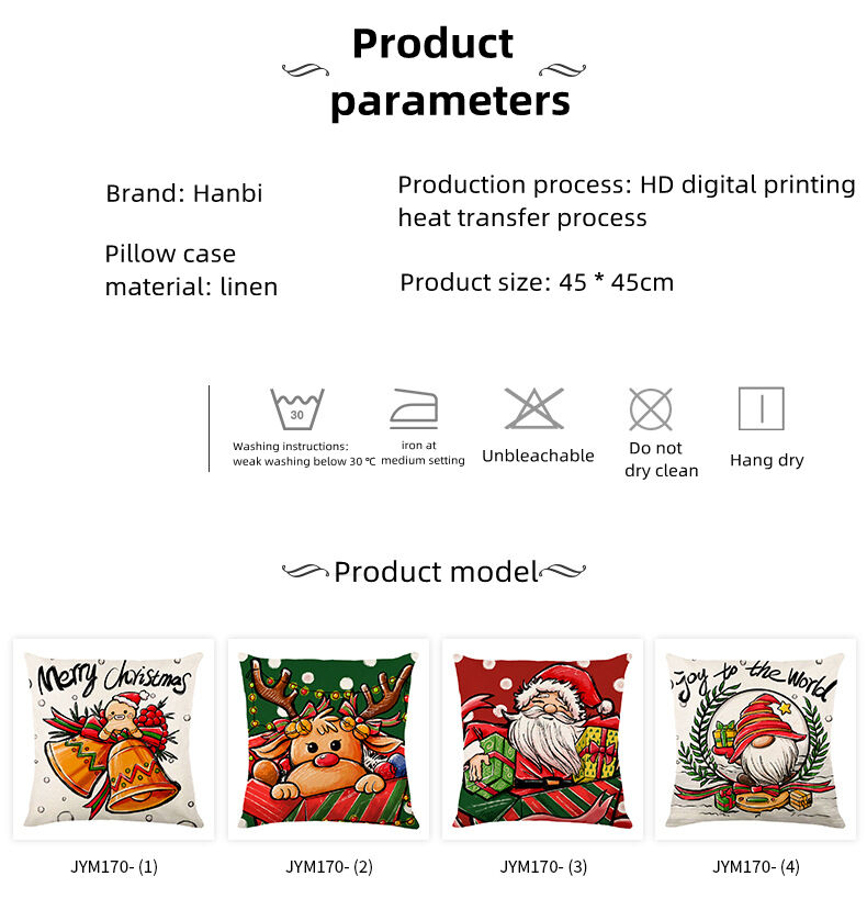 Christmas 45*45 cm square throw home decorative 2022 customize pillow cushion cover factory