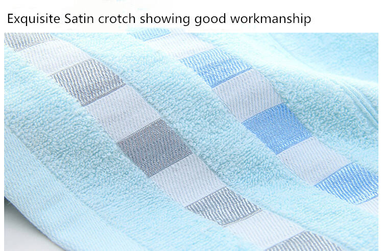 Home Textile 3 Color Satin Absorbent Hand Towels Organic White Face Towel 100% Cotton manufacture