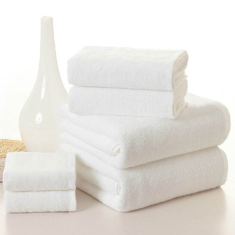 soft quick-dry 16S cotton custom towel set for hotel manufacture