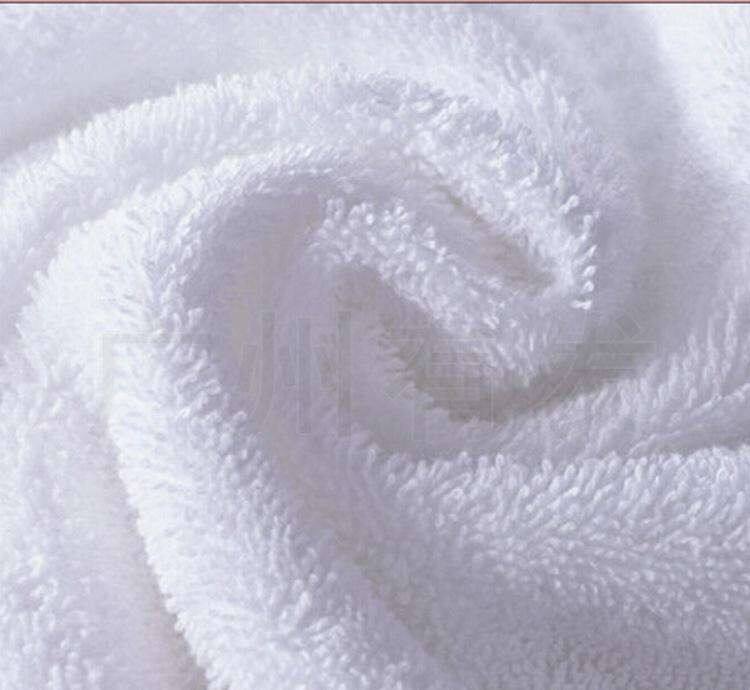 High Quality Soft White embroidery logo 100% Cotton Hotel hand face bath towel details