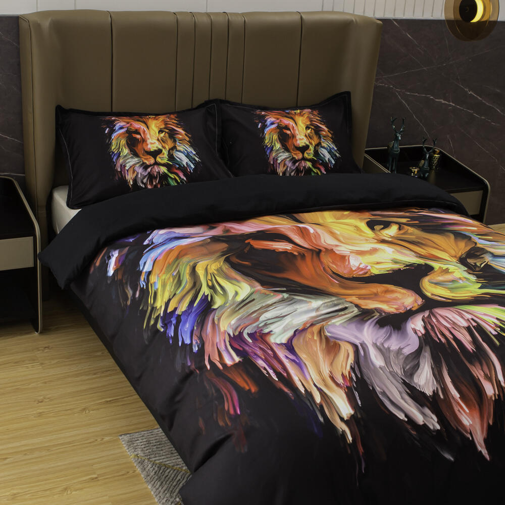 3D Printed kids lion quilt sets bedding set 7 pieces (Accept Custom Printing Design) manufacture