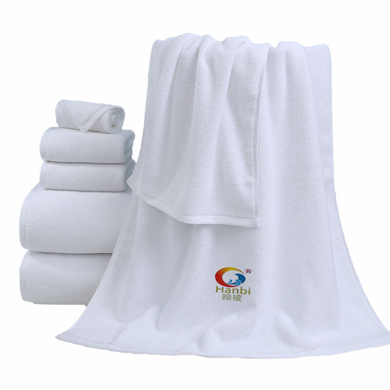 100% cotton towel 5-star luxury popular modern white hotel bath towel set details