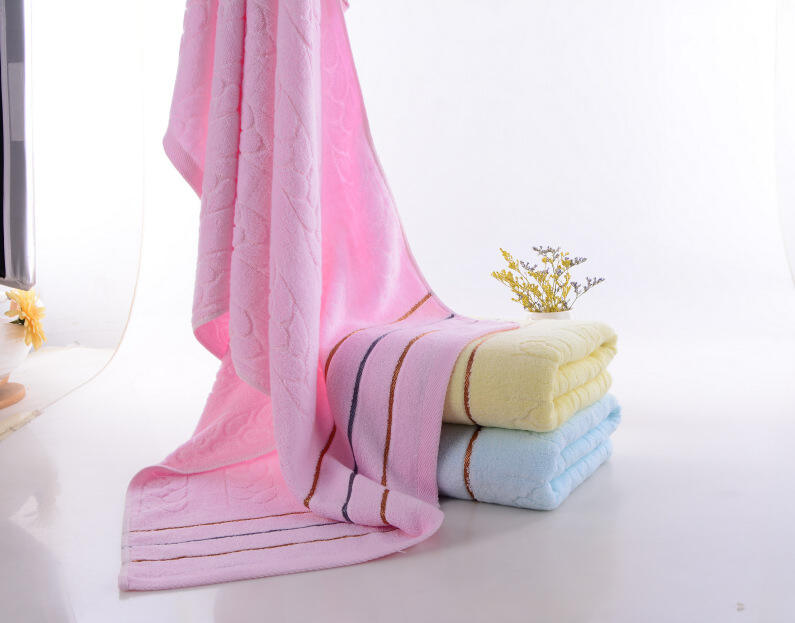 Home Textile Wheat ear pattern embossing Satin Absorbent Hand Towels Face Towel 100% Cotton supplier