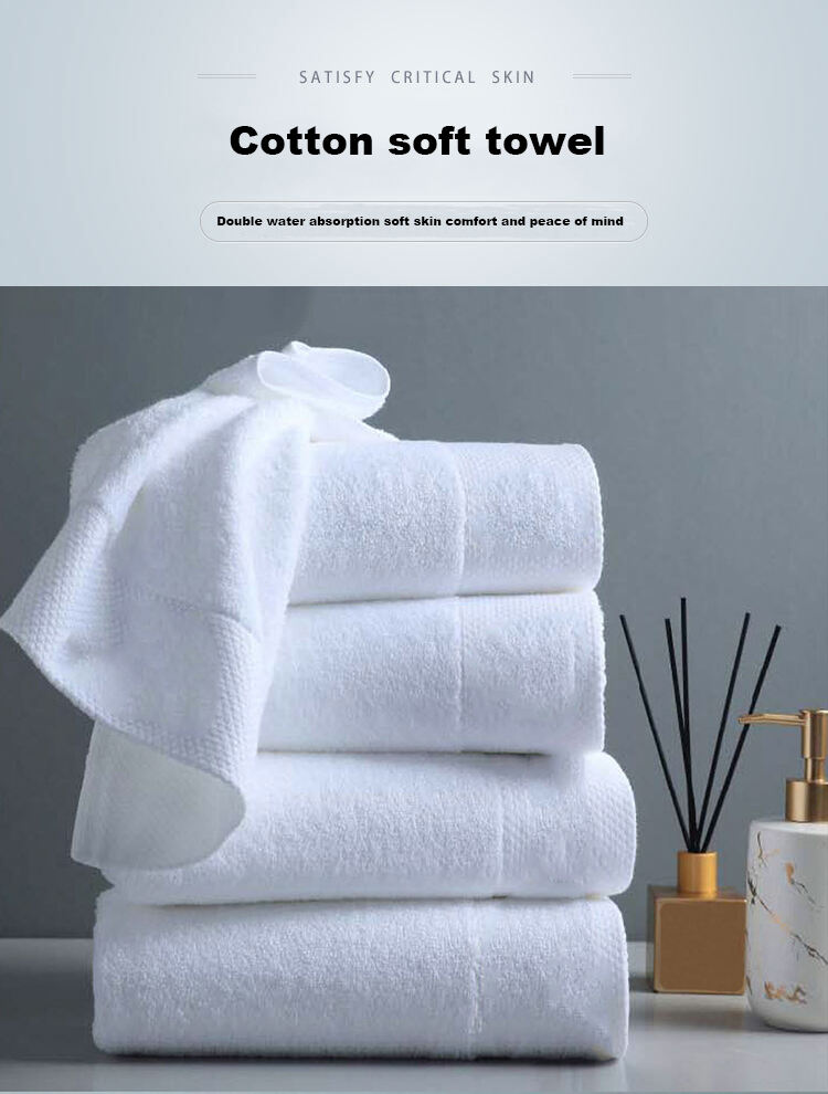 Hot Price Cotton White Spa Towels Guests get a great deal on white bath towels at white bath towel details