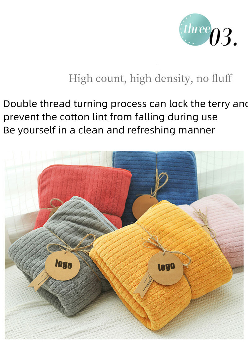 Wholesale Soft coral fleece absorbent microfiber bath towel supplier