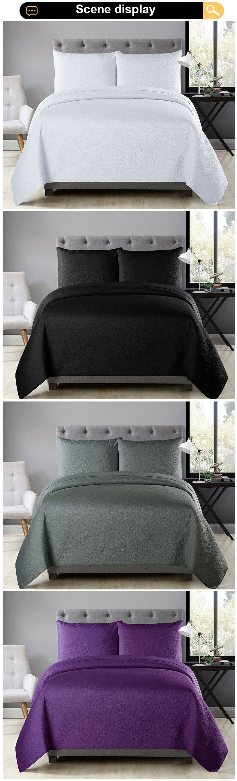 Polyester fiber bedding sheets popular home simple bed linen set bedding quilt bed sets factory