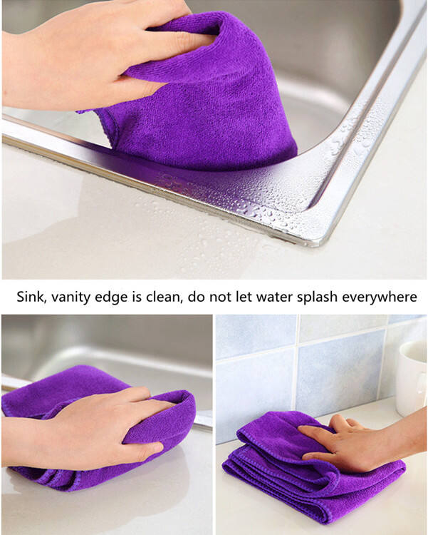 Hot sale cheap multi color Square Cleaning Kitchen cleaning car wash Towels supplier