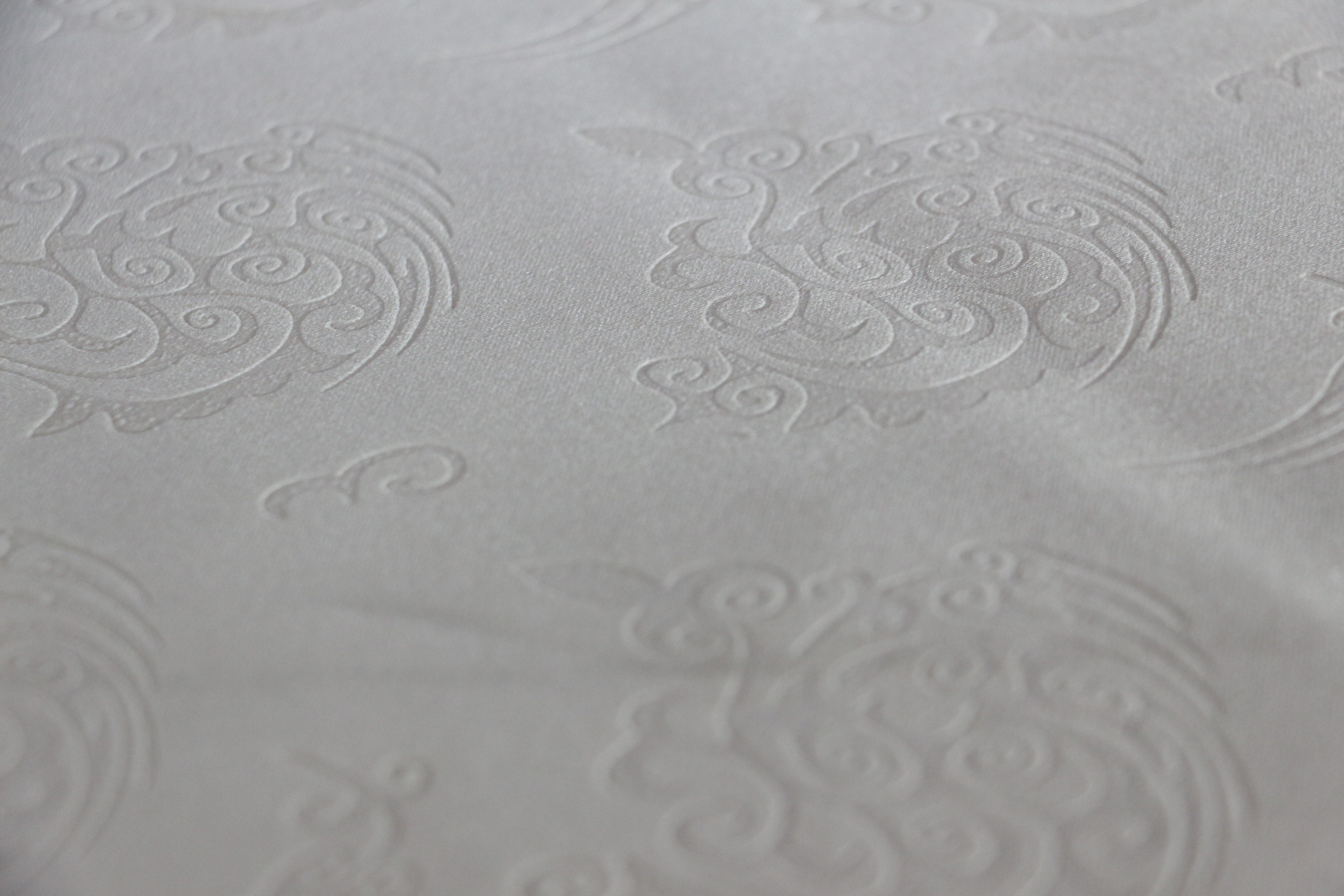 Big discount Luxury spandex wedding round tablecloth hotel restaurant party table cover satin embossing details