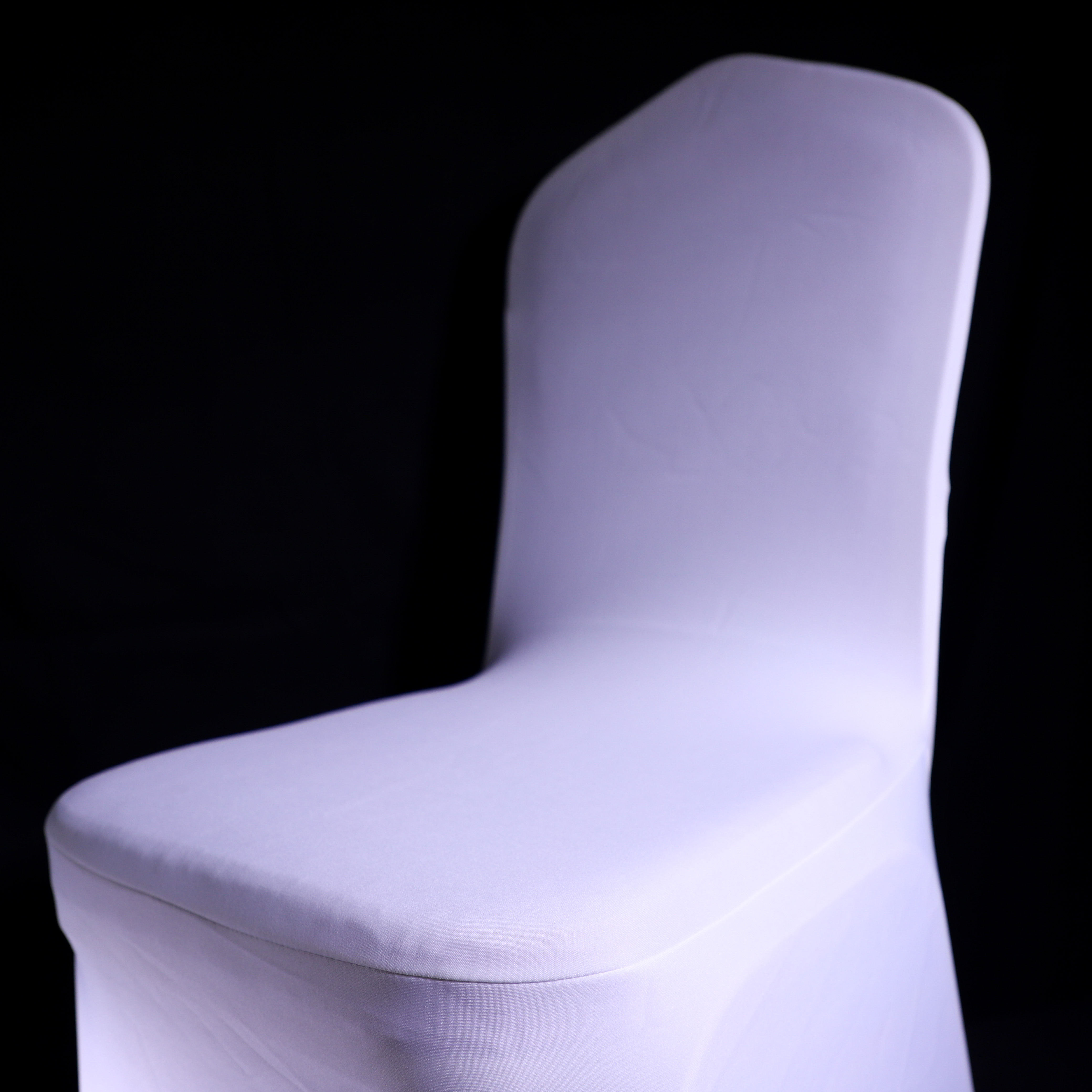 Custom 100 white spandex seat covers chair covers events banquet wedding with bow factory