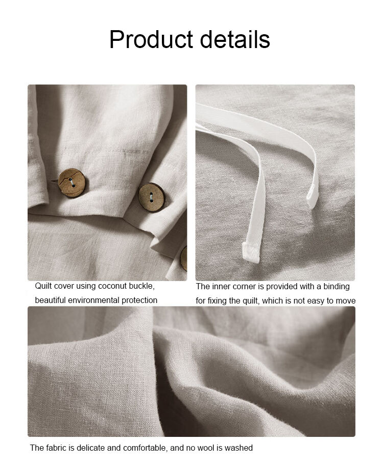 Linen bedding sheets set stone wash style set of 4 deep pockets to fit linen bedding details