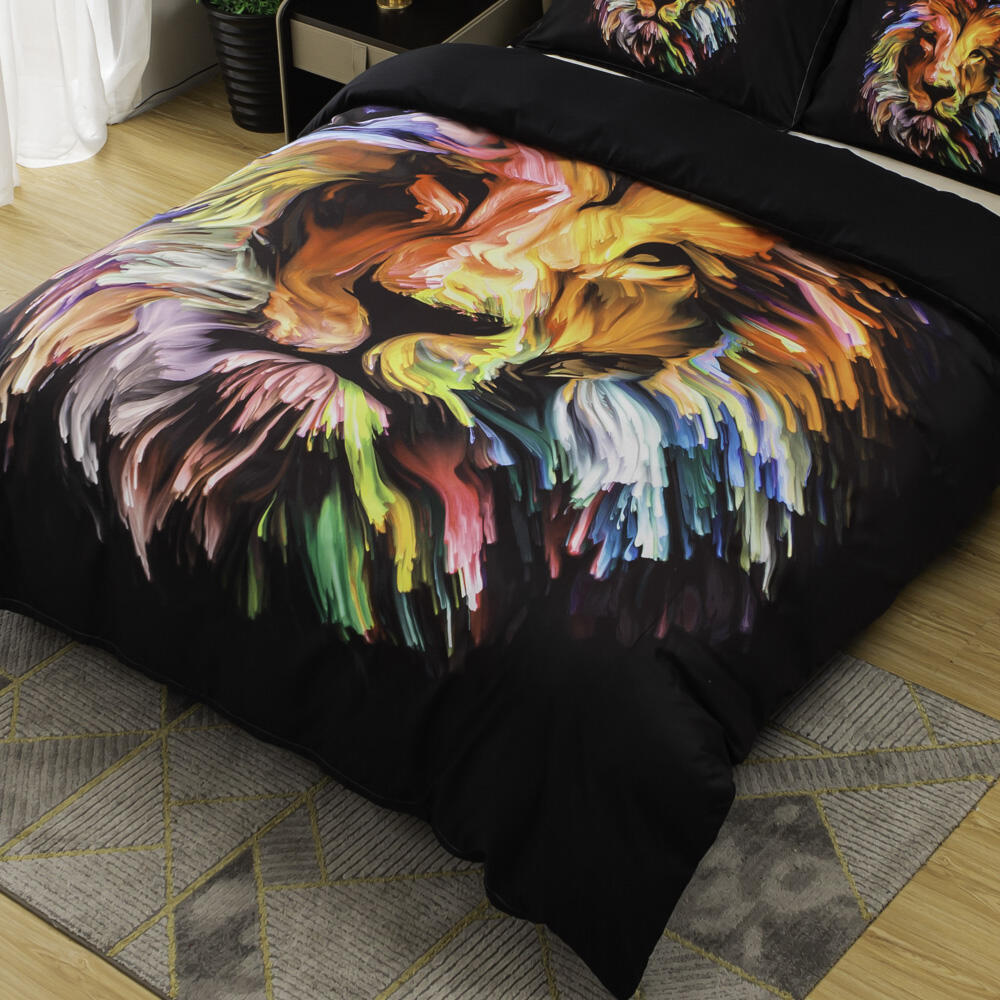 3D Printed kids lion quilt sets bedding set 7 pieces (Accept Custom Printing Design) manufacture